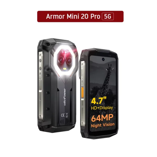 Ulefone Armor Mini 20 Pro 4.7" Rugged 5G Smartphone