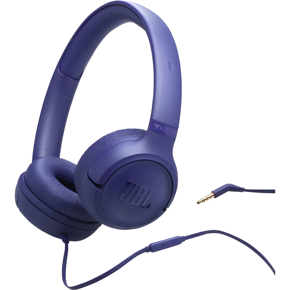 JBL Tune 530 Wired On-Ear Headphones in Blue