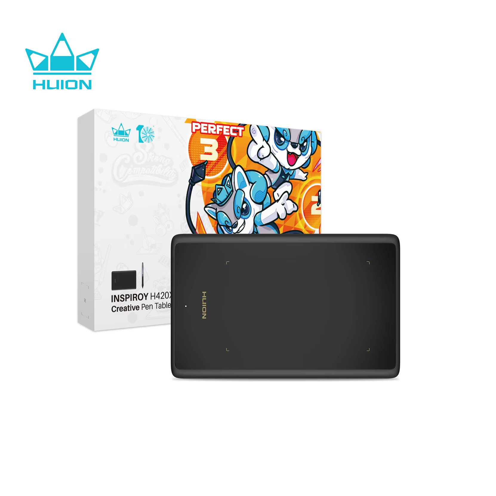 HUION H420X Portable Drawing Tablet 4.17×2.6 Inches product image