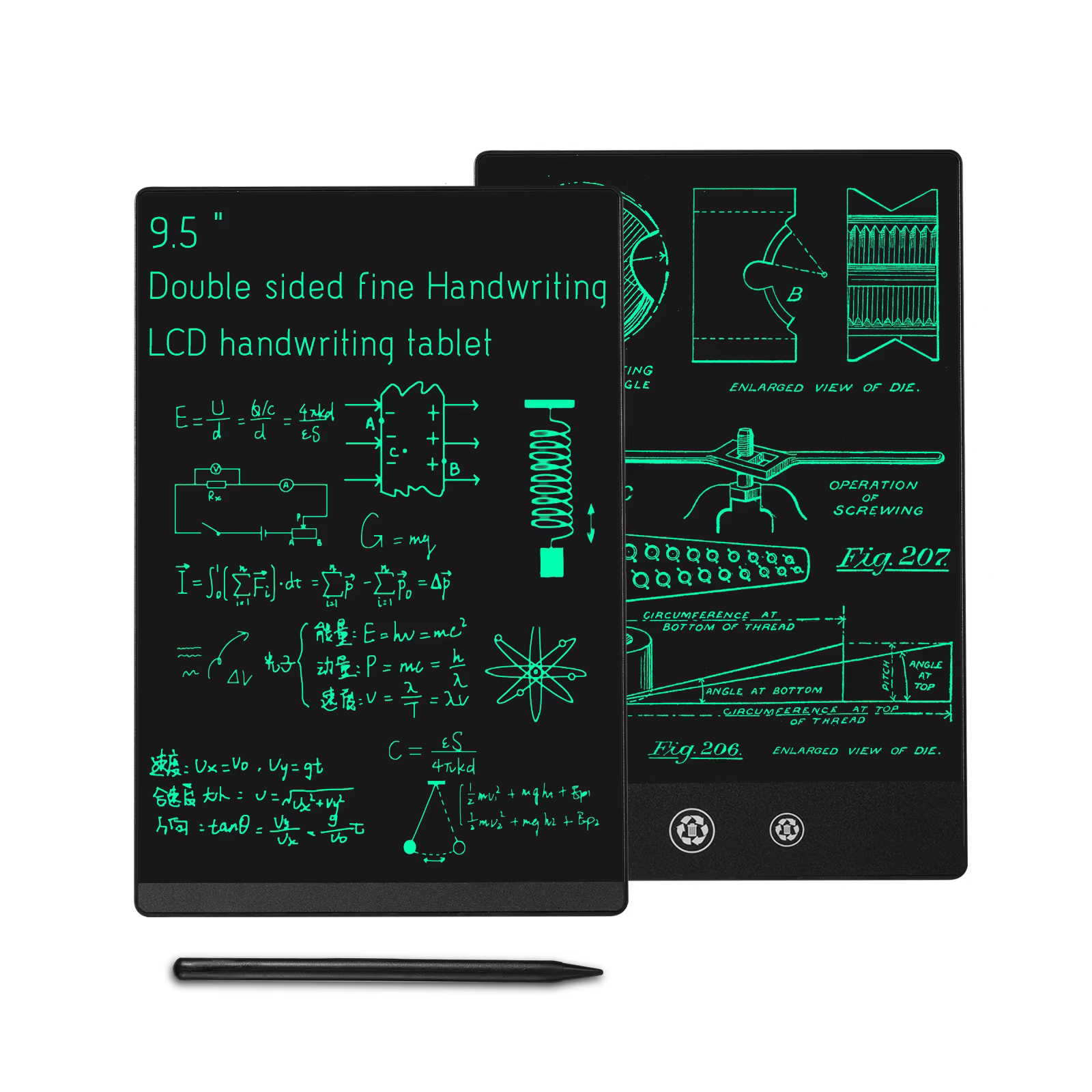 9.5 inch Superfine Handwriting LCD Writing Tablet product image