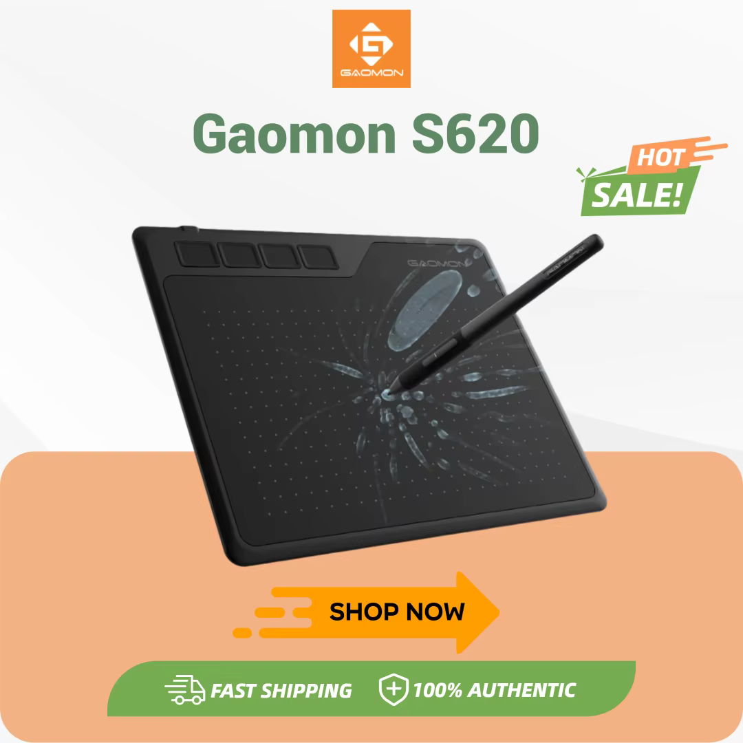Gaomon S620 Digital Drawing Tablet 6.5×4 Inch Portable product image