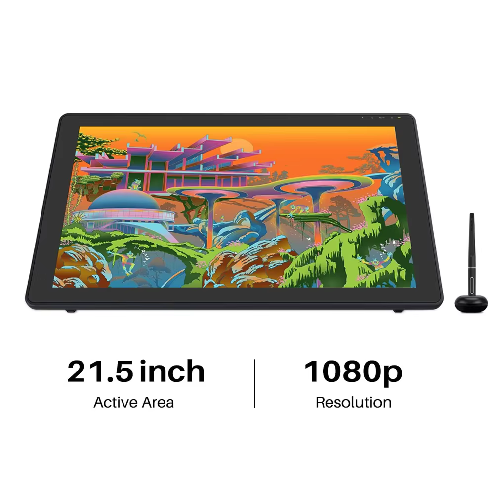 Huion Kamvas 22 Plus 21.5” Colorful Drawing Tablet product image