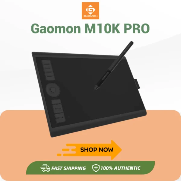 GAOMON M10K PRO 10 x 6.25 Inch Digital Art Tablet