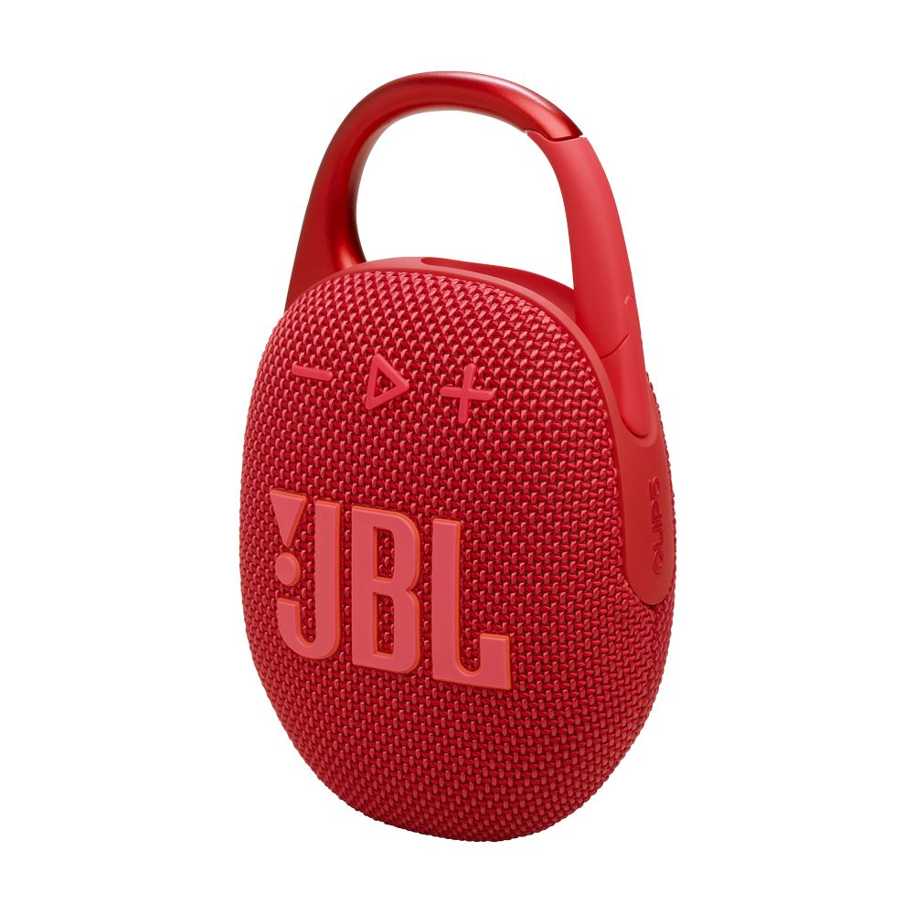 JBL Clip5 Portable Bluetooth Speaker in Red