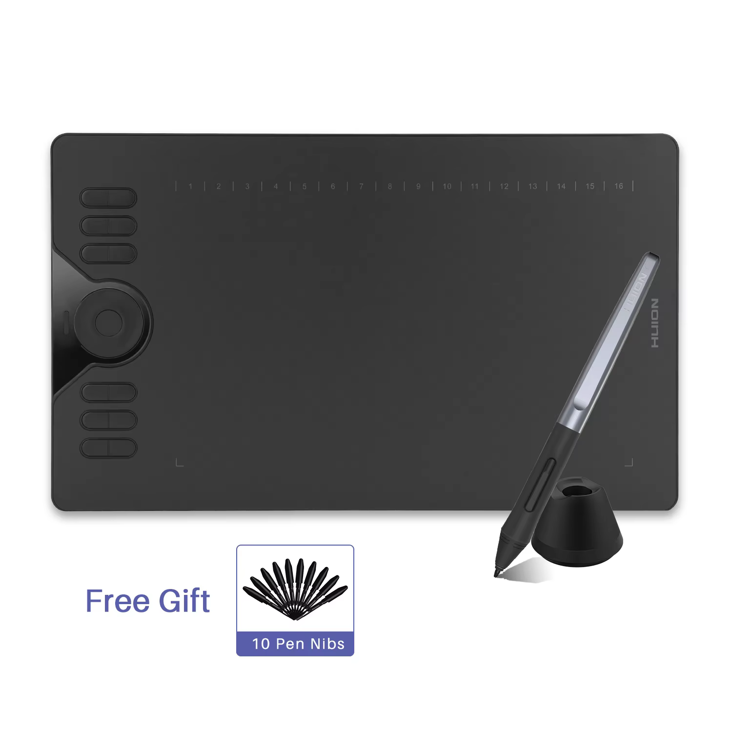 HUION HS610 Battery-Free Drawing Tablet with Tilt Function product image