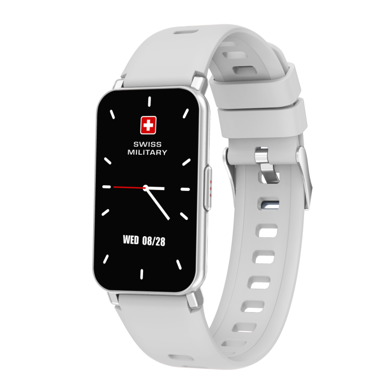 Rhine 3 Smartband with Calling - Grey Silicone Strap
