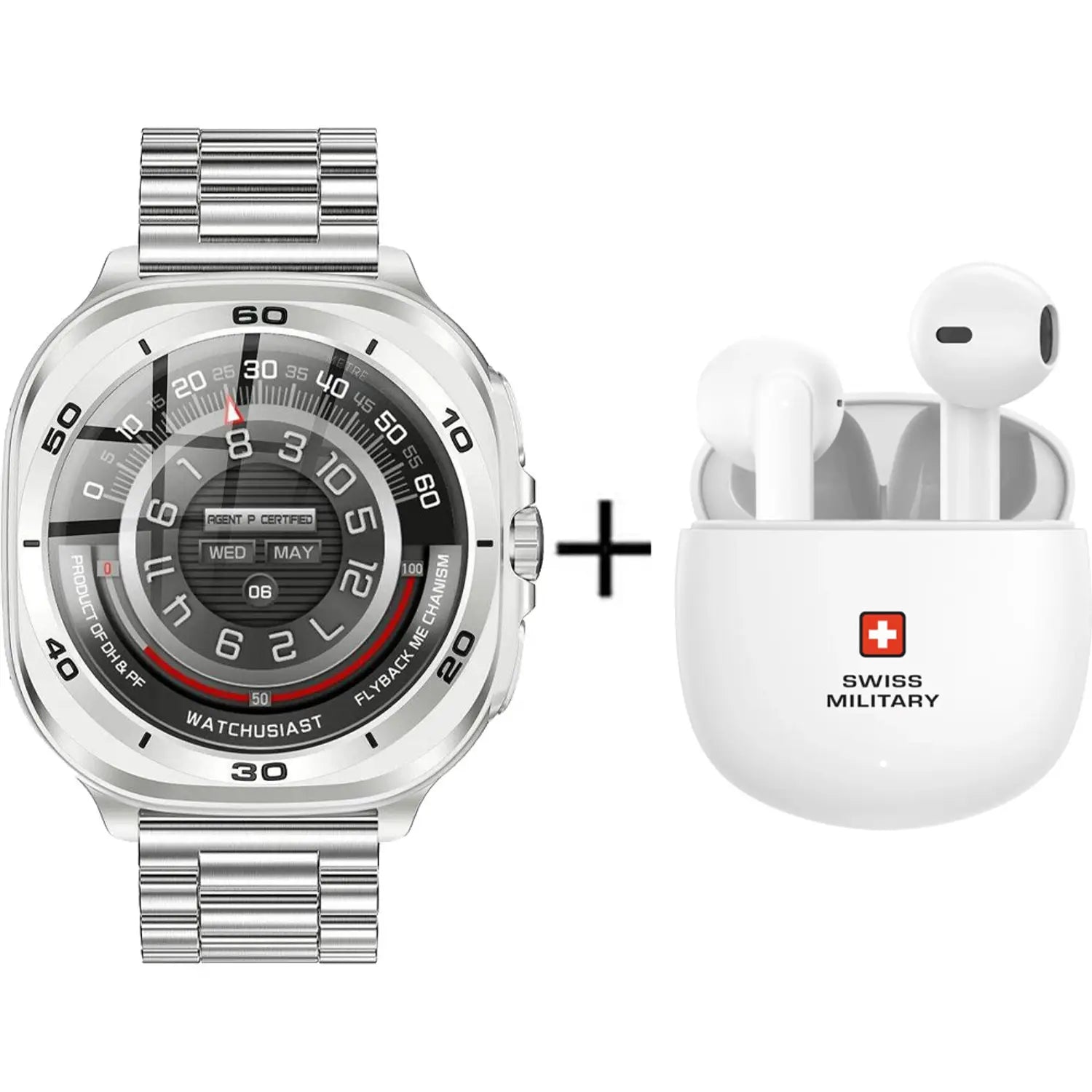 Swiss Military BD-DOM7SIF-SIL Victor6 Smart Watch