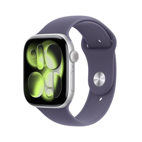 Apple Watch Series 11 GPS 46mm Silver Aluminium Purple Band