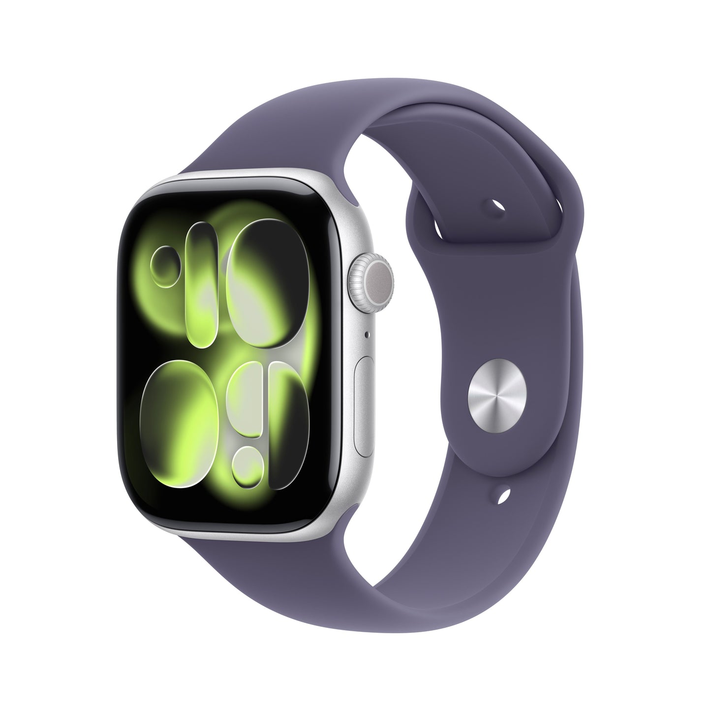 Apple Watch Series 11 GPS 46mm Silver Aluminium Purple Band