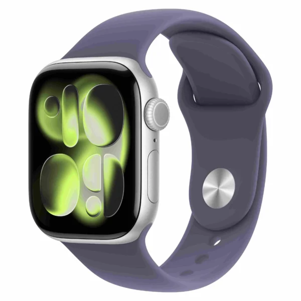 Apple Watch Series 11 GPS 42mm Silver with Purple Sport Band
