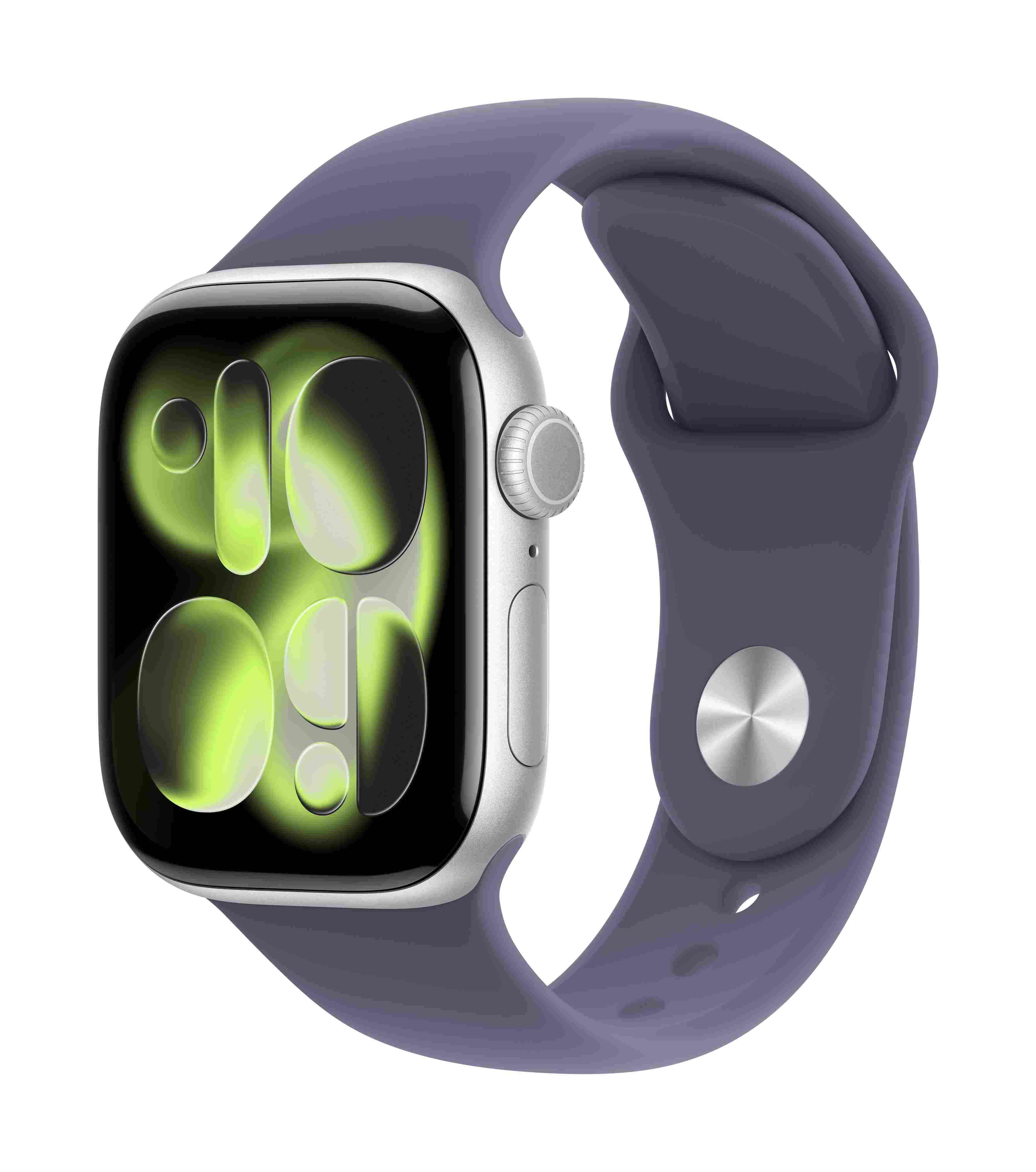 Apple Watch Series 11 GPS 42mm Silver with Purple Sport Band