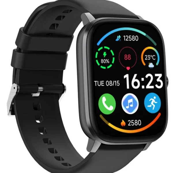 Grabit G-Crew Bluetooth Calling Smart Watch 2.01 Inch Black