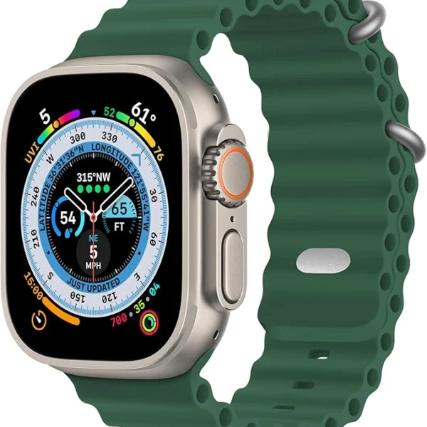 PROTECT Ocean Band Strap for Apple Watch 42-49mm Green