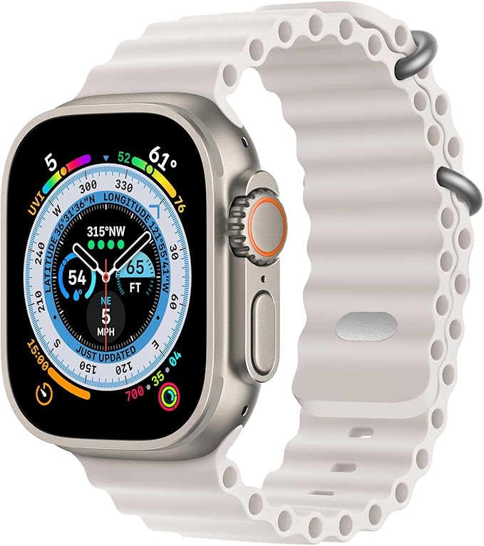 PROTECT Ocean Band Gold Watch Strap for Apple Watch