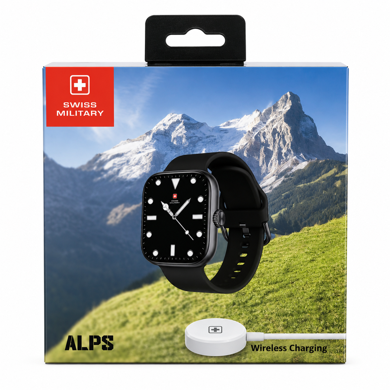 Swiss Military Alps 4 Black Smartwatch