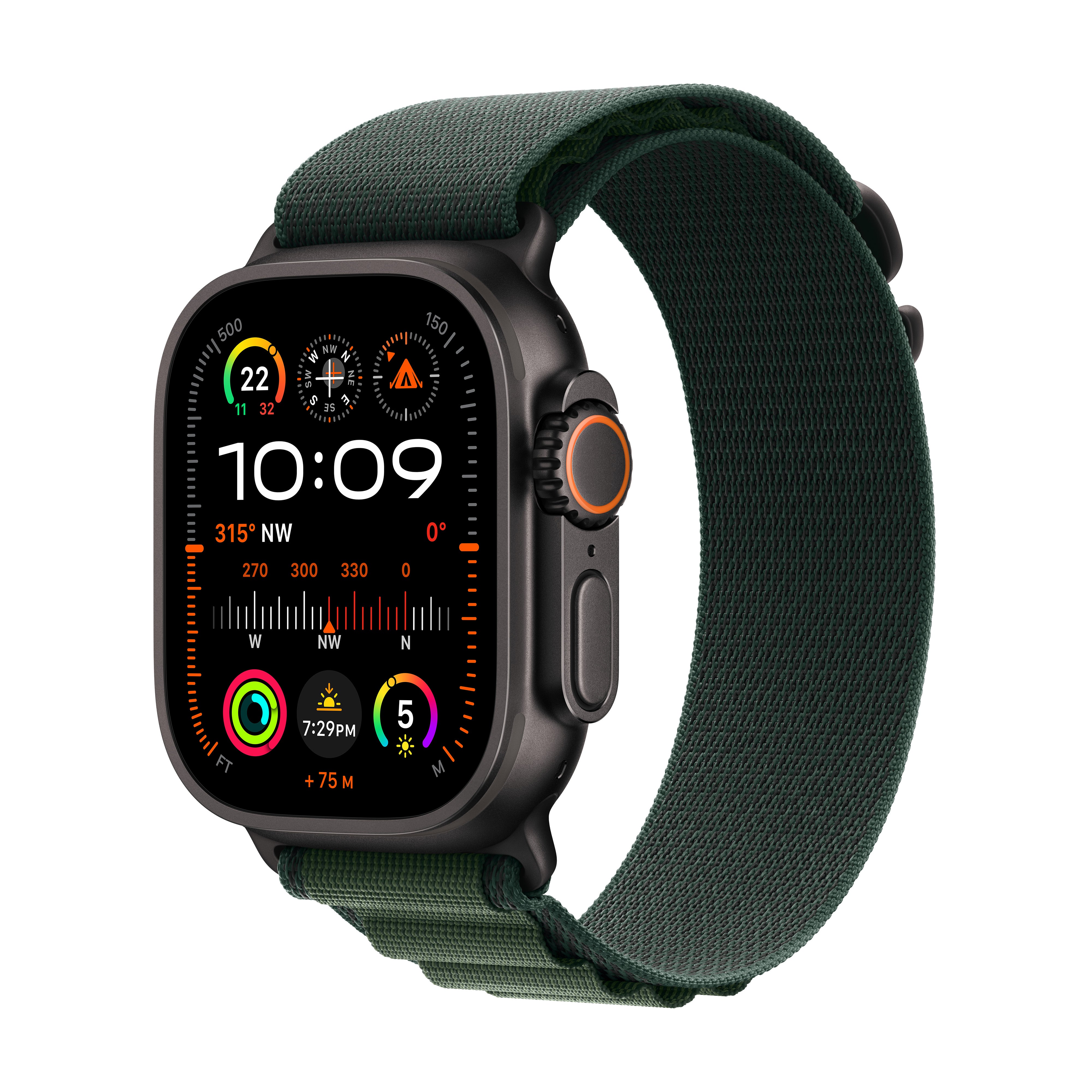 Apple Watch Ultra 2 GPS Cellular 49mm Black Titanium Large