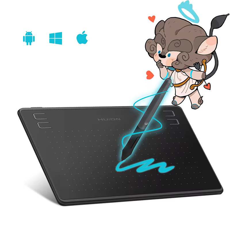 Huion HS64 Graphics Tablet with 8192 Pressure Levels