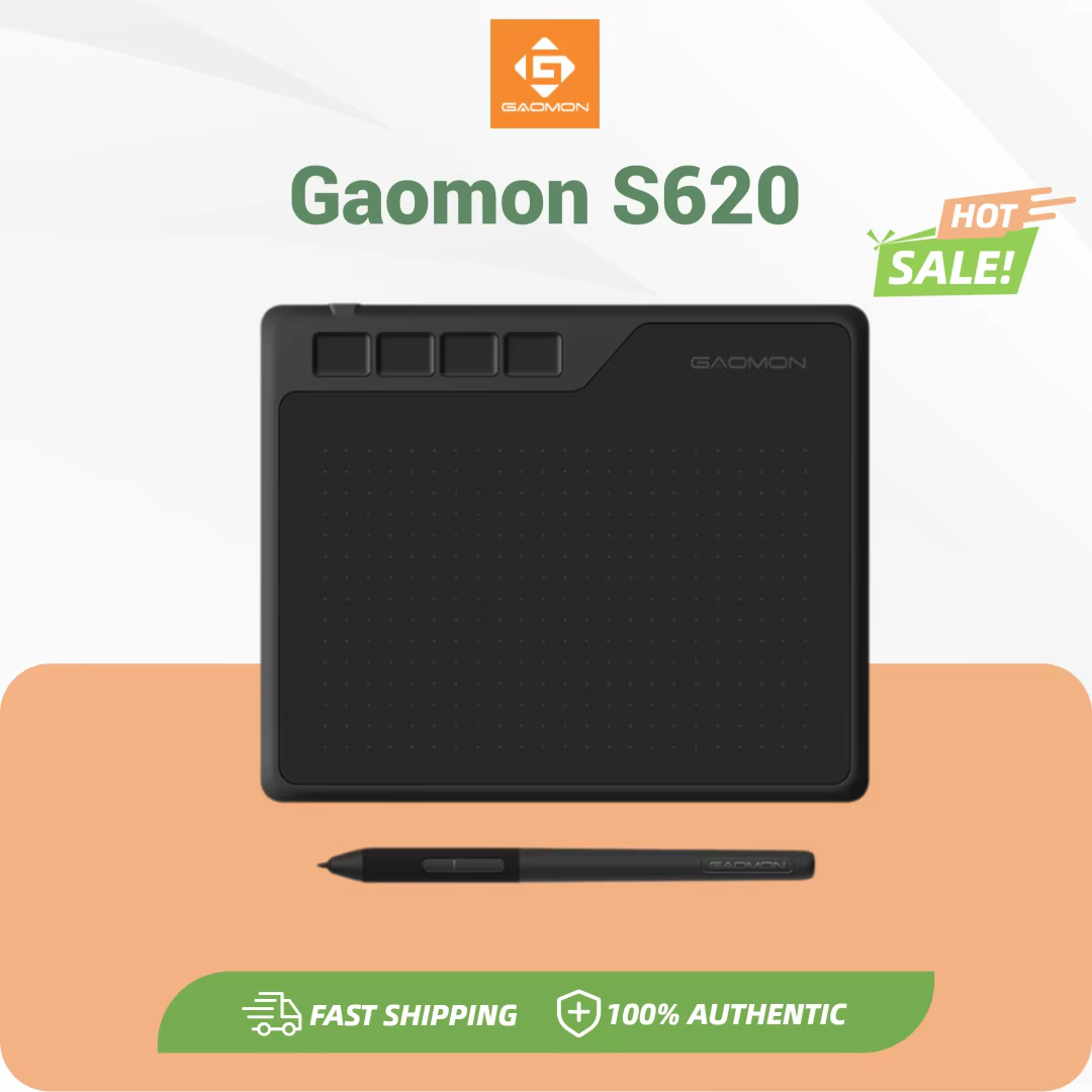 GAOMON S620 Portable Graphics Tablet 6.5×4 Inch product image