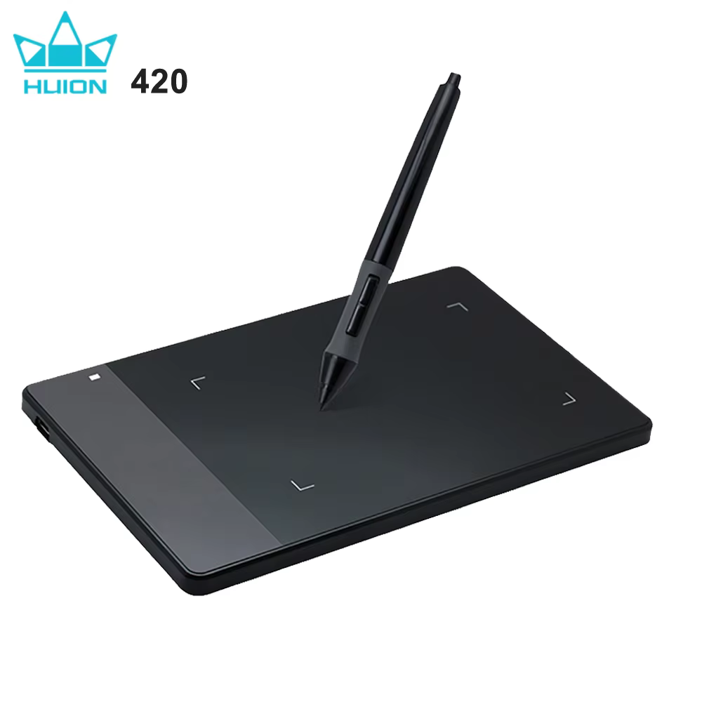 HUION 420 4-Inch Mini USB Digital Drawing Tablet