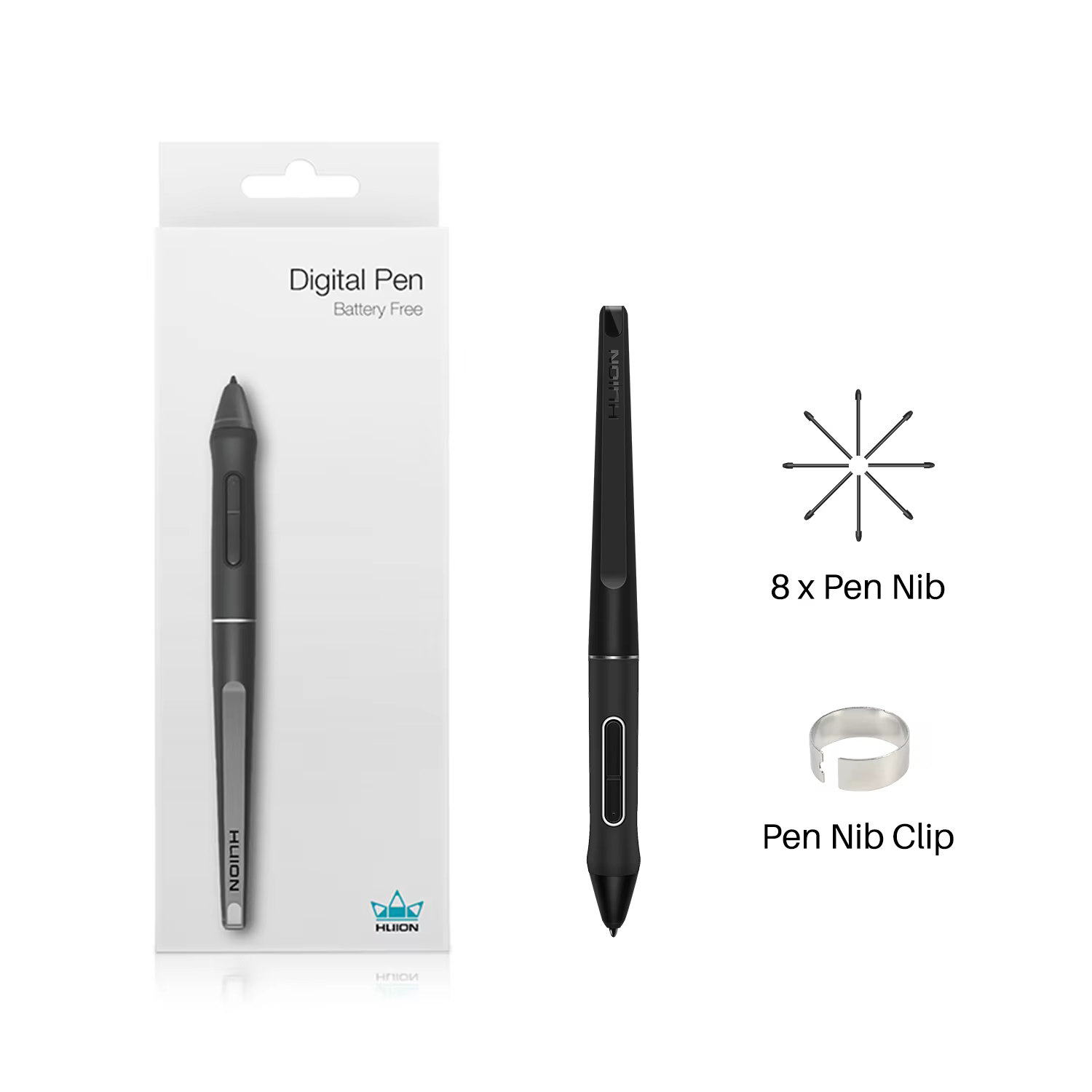 HUION PW517 Battery-Free Digital Pen for Graphic Tablets