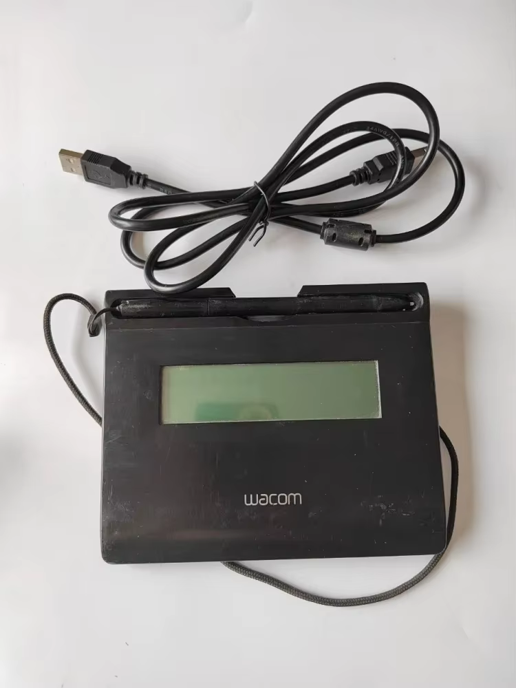 Used Wacom STU-300 LCD Signature Pad with Pen and USB product image