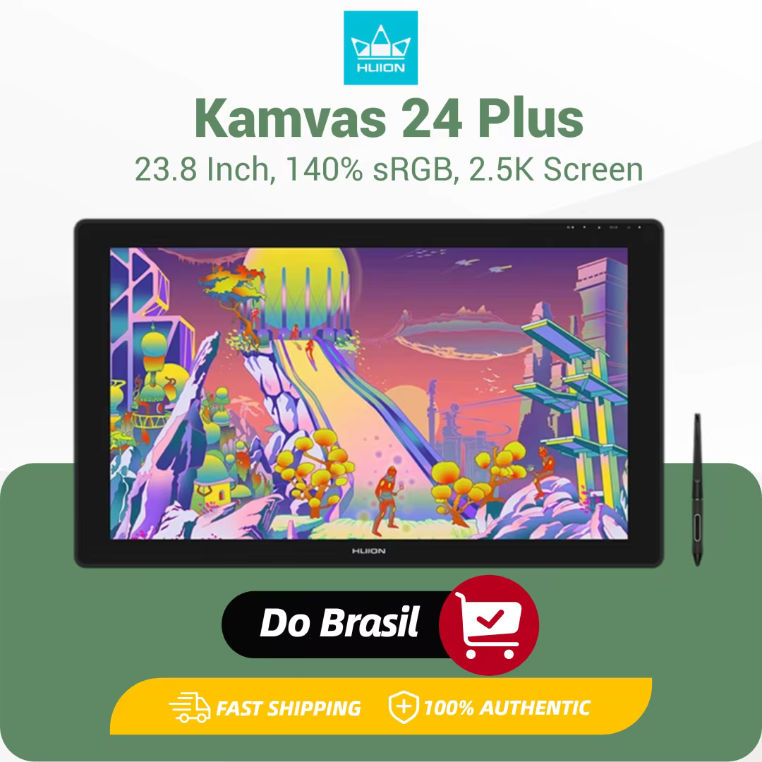 HUION Kamvas 24 Plus 23.8 Inch QLED Pen Display