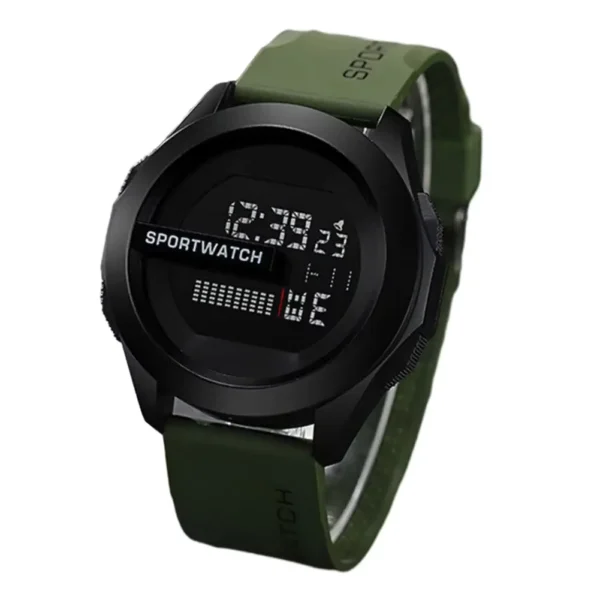 Men's Waterproof LED Digital Sports Watch with Alarm