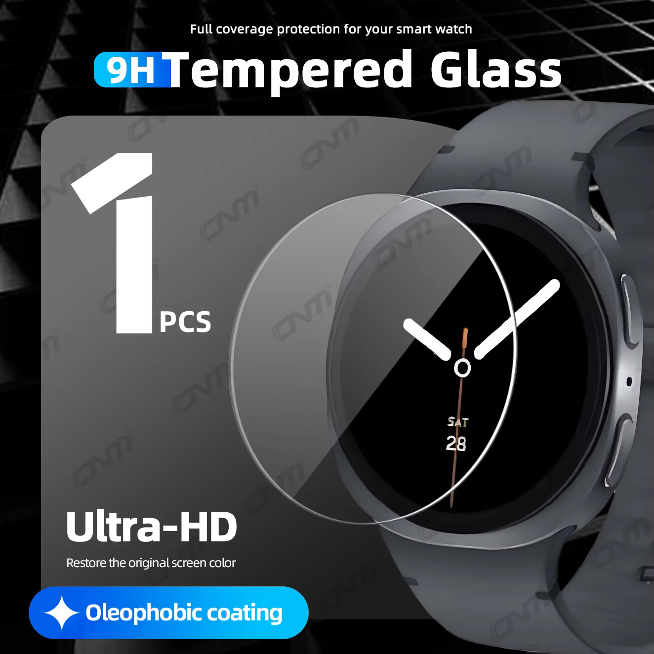9H Tempered Glass Screen Protectors for Galaxy Watch 8 Series product image