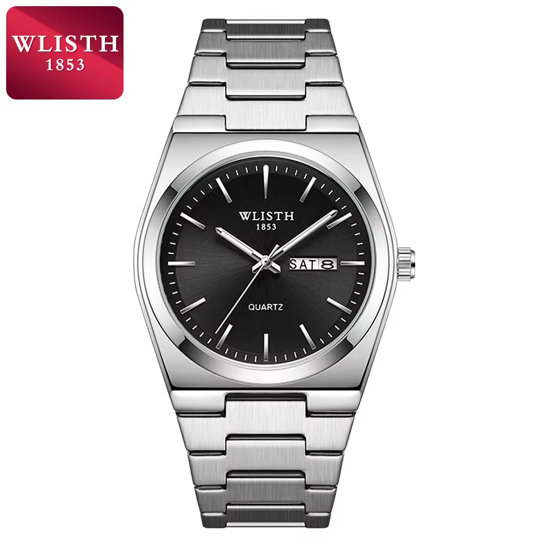 WLISTH Men’s Quartz Stainless Steel Waterproof Watch product image