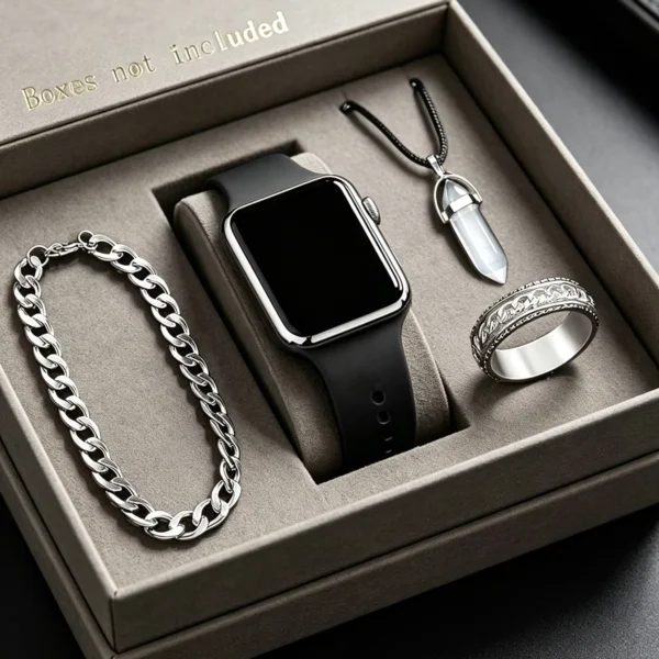 Men's LED Digital Square Watch with Silicone Band