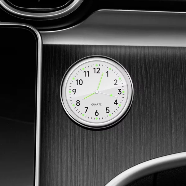Mini Car Air Vent Quartz Clock with Luminous Pointer