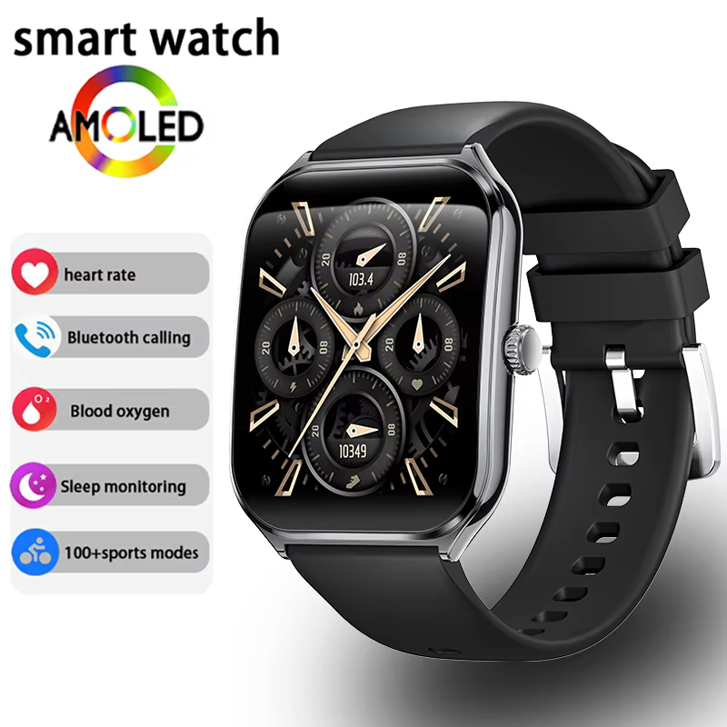 Ultra Thin 1.96″ AMOLED Smartwatch with Heart Monitor product image