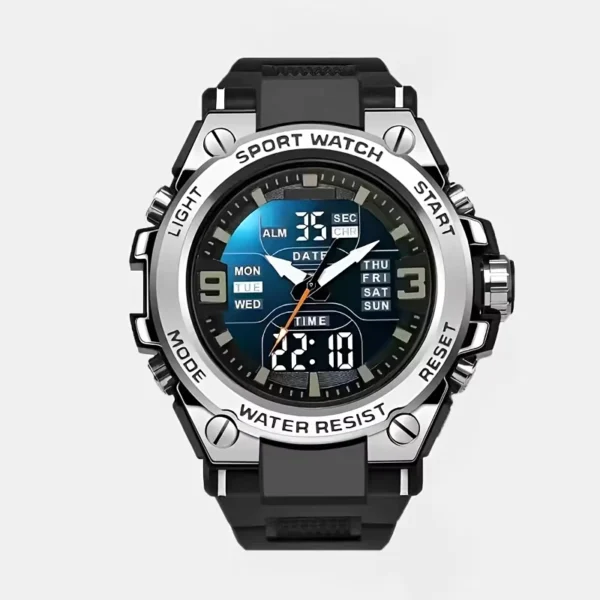Men's Digital Sports Watch with Alarm and Date