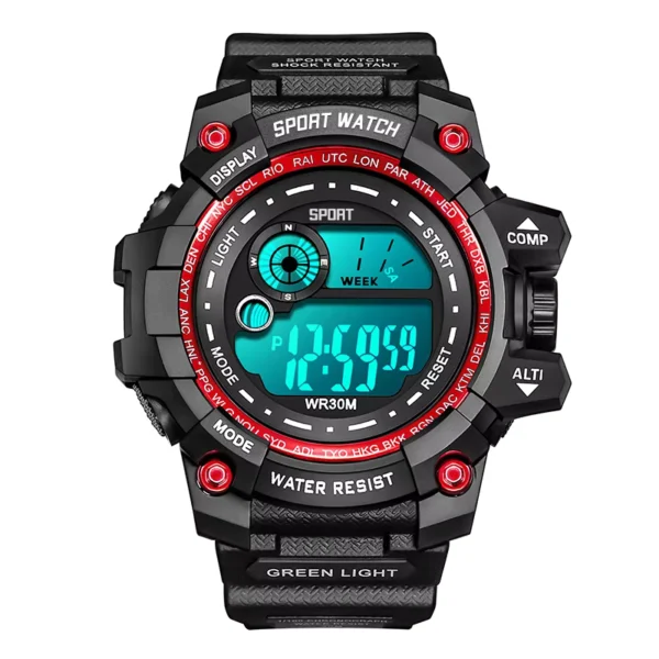 Men's LED Digital Sport Watch Luminous Waterproof