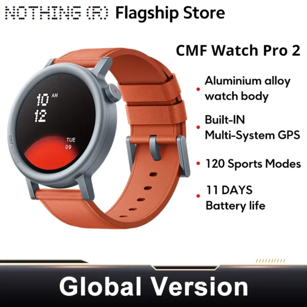CMF Watch Pro 2 Global Version Smartwatch with Bluetooth Calls