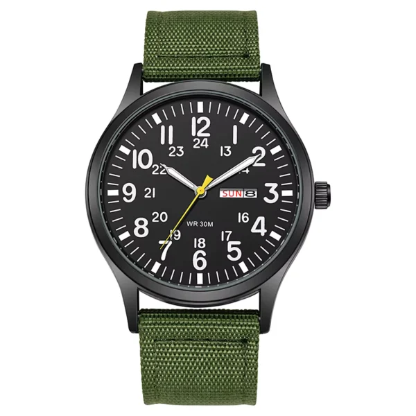 2024 TPW Field Watch with Luminous Hands & Nylon Strap