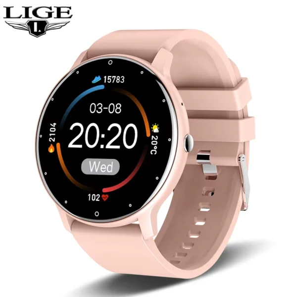 LIGE Unisex Smartwatch with Heart Rate and Fitness Tracker