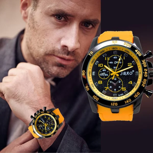ISHOWTIENDA Sport Quartz Watch with Silicone Strap