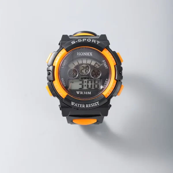 Children's LED Digital Sport Watch with Silicone Strap