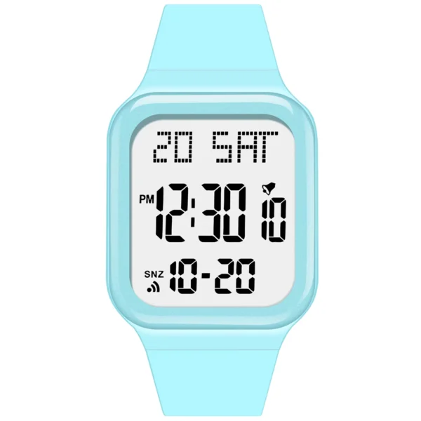 SHUAIKE Student Sports Digital Watch Waterproof LED