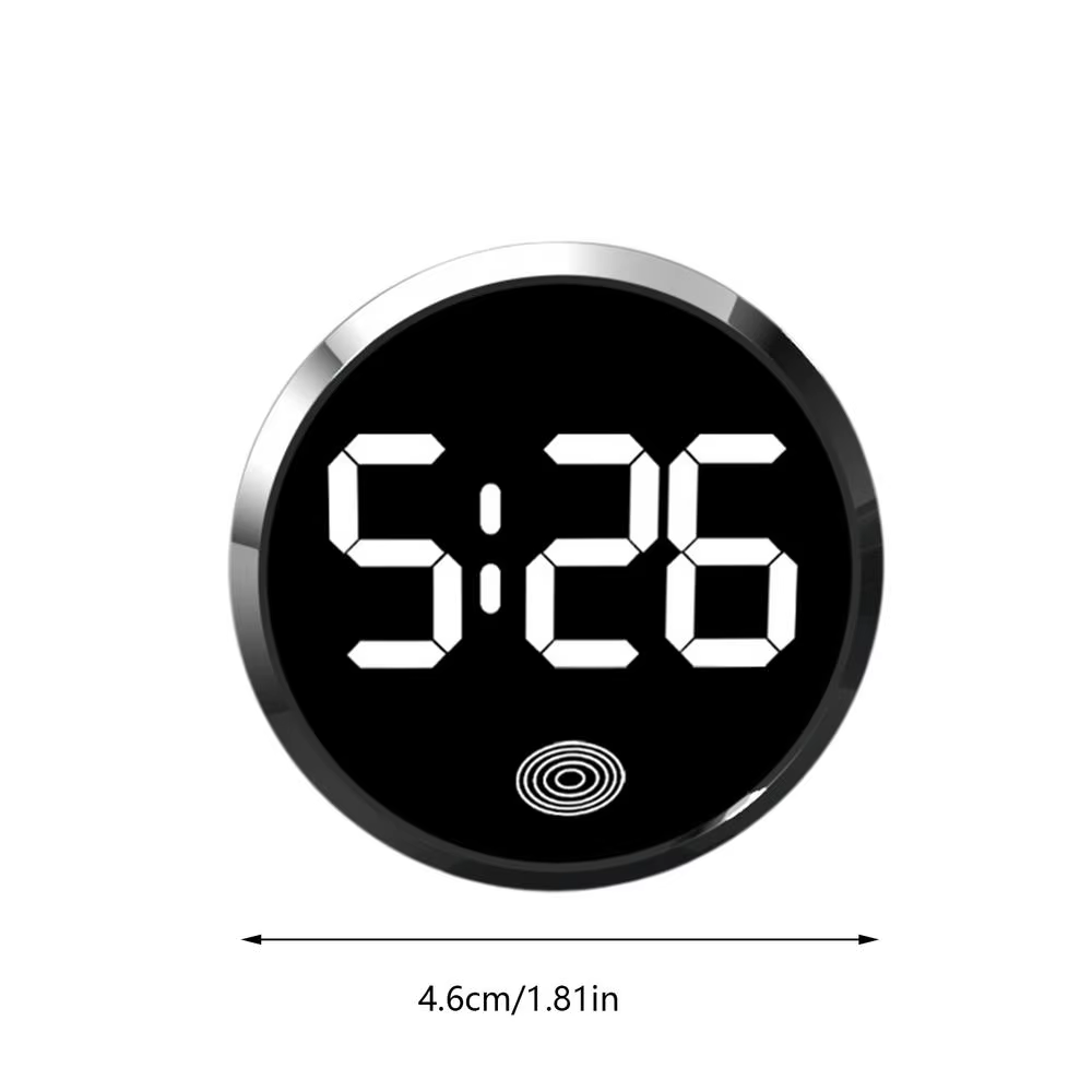 Touch-Control Car LED Clock with Adjustable Brightness product image