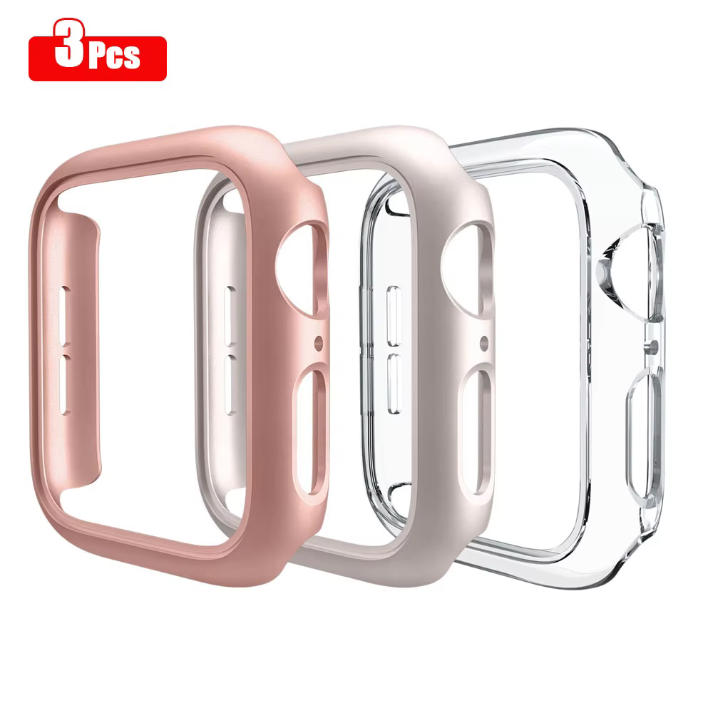 3pcs Matte Hard PC Bumper Case for Apple Watch