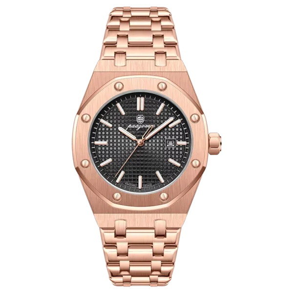 PAAZOMU Luxury Square Quartz Watch for Men