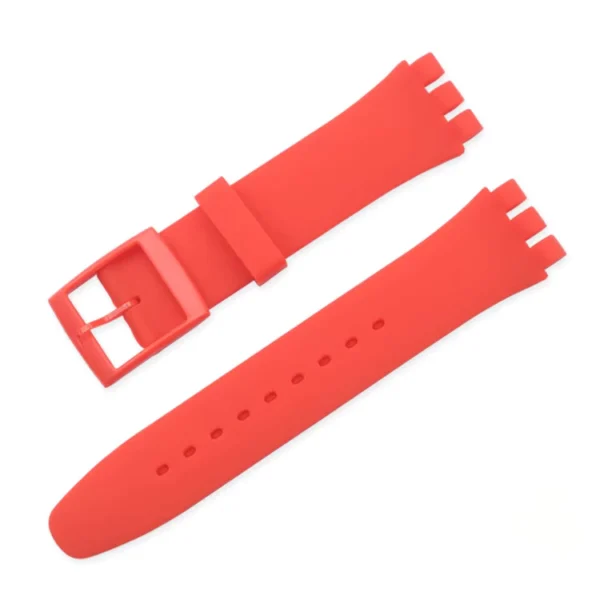Silicone Watch Band in Multiple Sizes & Colors for Swatch