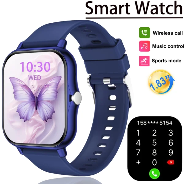 1.83-inch Full-Screen Touch Sports Smartwatch with Calling