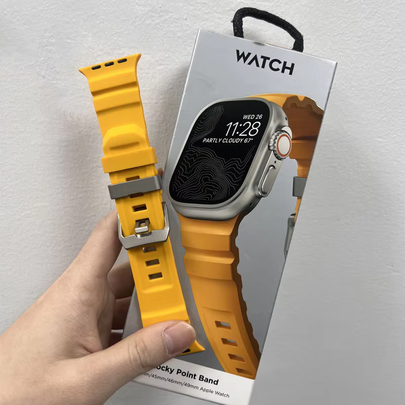 Silicone Sports Strap for Apple Watch Series 1-10 product image