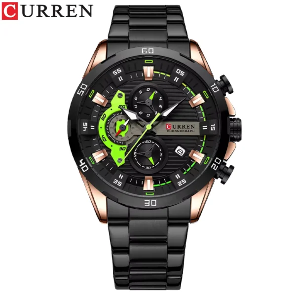 CURREN Men's Stainless Steel Chronograph Wristwatch