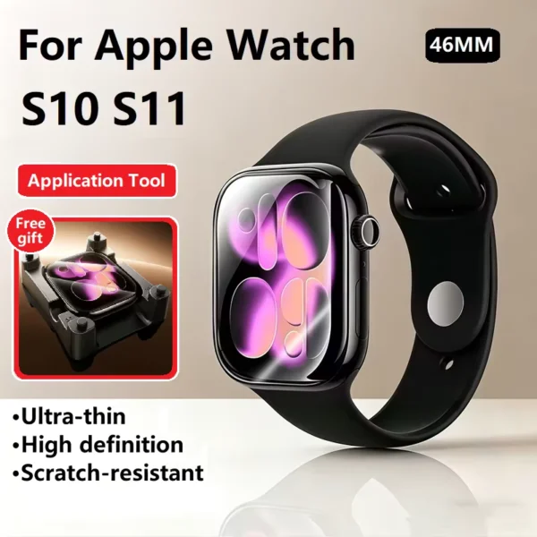 SAMZHE Full-Coverage Screen Protector for Apple Watch 40-46MM