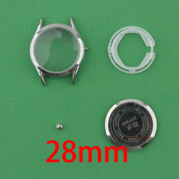 JAPONA 28mm/35mm Alloy Waterproof Watch Case
