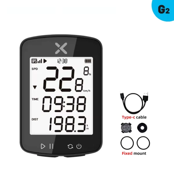 XOSS G2 Plus Wireless GPS Bike Computer Speedometer